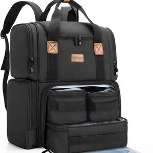 Insulated Black Backpack Cooler by